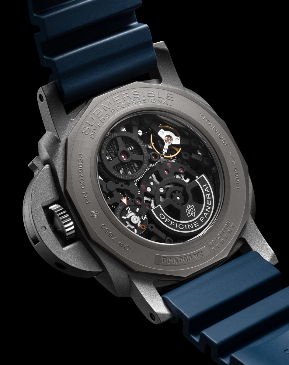 Panerai: Submersible GMT PAM01495 Boden
