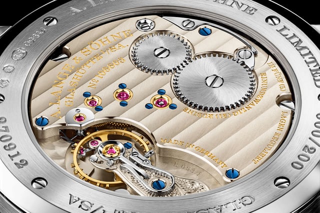 Luxusuhr von A. Lange & Söhne mit mechanischem Werk