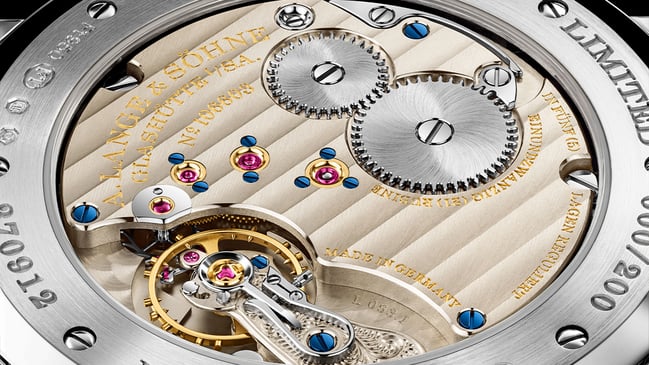 Luxusuhr von A. Lange & Söhne mit mechanischem Werk