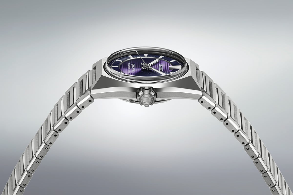 King Seiko Vanac Automatic Tokyo Nights, HKF001, Titanuhr Profil Seite