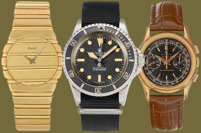 Bonhams Luxusuhrenauktion mit Rolex, Piaget, Cartier und Co.