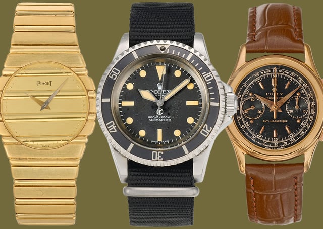 Bonhams Luxusuhrenauktion mit Rolex, Piaget, Cartier und Co.