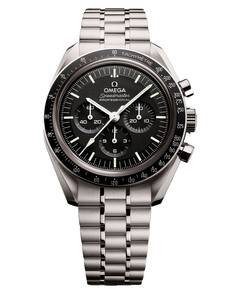 Omega – Speedmaster, Chronograph aus Edelstahl mit Handaufzugswerk