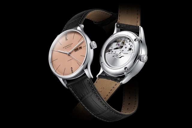 Sternglas Berlin Automatik, S02-BE56-HE04, Uhr Vorderseite und Rückseite