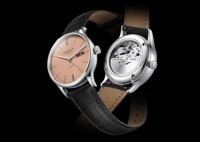 Sternglas Berlin Automatik, S02-BE56-HE04, Uhr Vorderseite und Rückseite