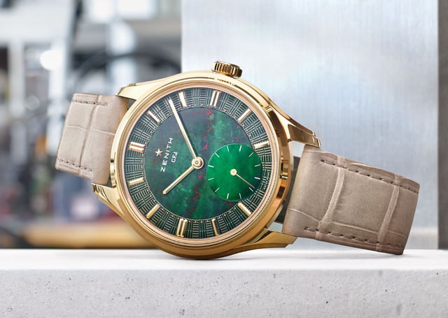 Zenith: G.F.J. Yellow Gold Bloodstone mit Heliotrop-Zifferblatt