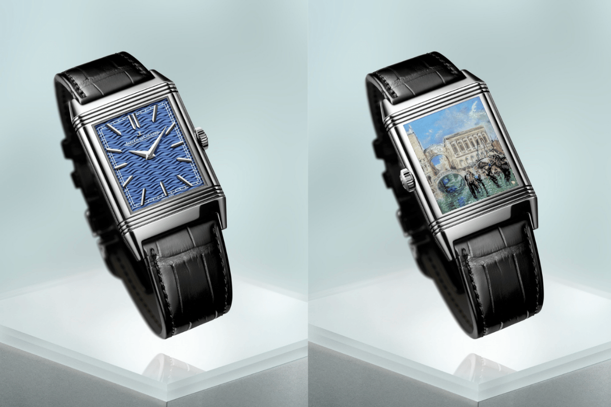 Front und Rückseite Jaeger-LeCoultre Reverso Tribute Enamel Turner Series