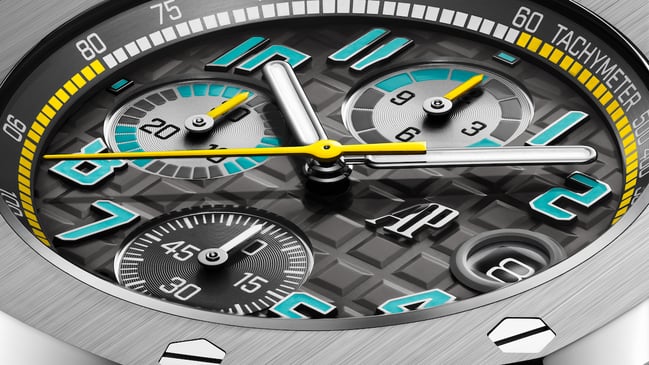 Zifferblattdetail der Audemars Piguet Royal Oak Offshore beast 42mm