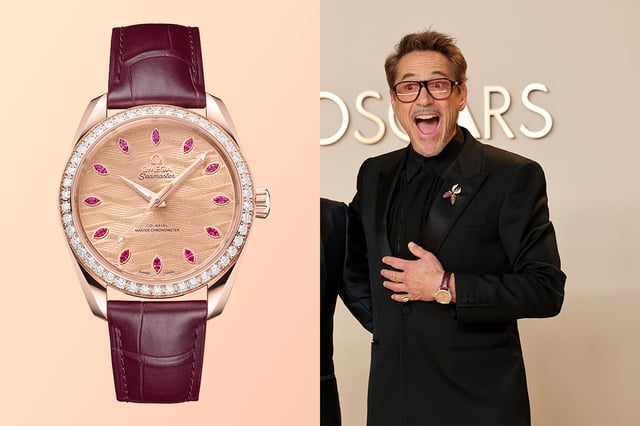 Robert Downey Jr. x Omega Seamaster Aqua Terra in 18K Sedna Gold