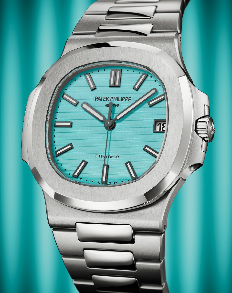 5711/1A-018 „Tiffany“, Patek Philippe Nautilus mit türkisem Zifferblatt