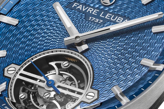 Favre Leuba: Chief Tourbillon Guilloché Detail