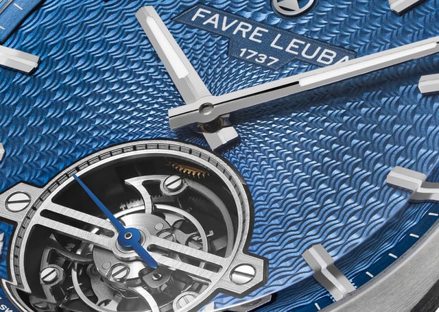 Favre Leuba: Chief Tourbillon Guilloché Detail