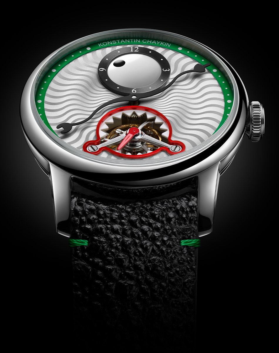 Louis Erard X Konstantin Chaykin – Time Eater Tourbillon, limitierte Uhr mit Tourbillon