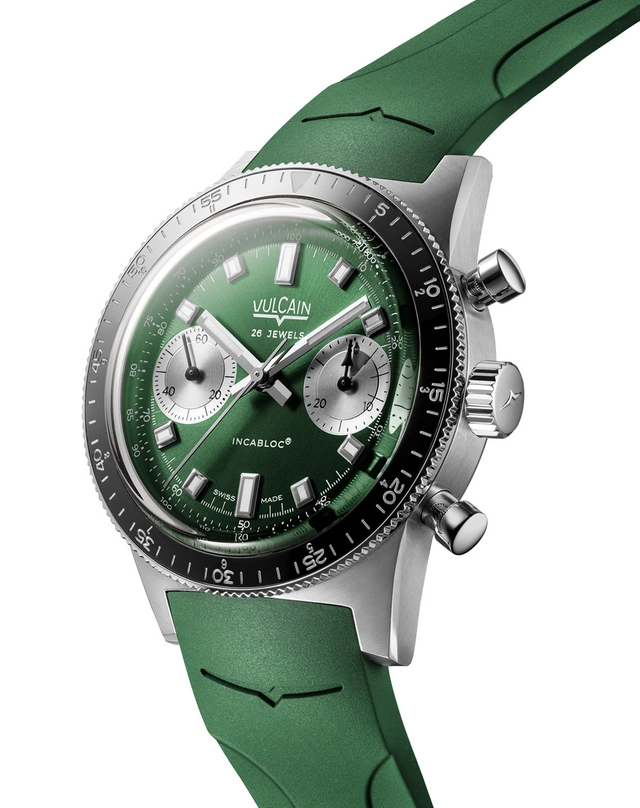 Vulcain Skindiver Chrono in Grün