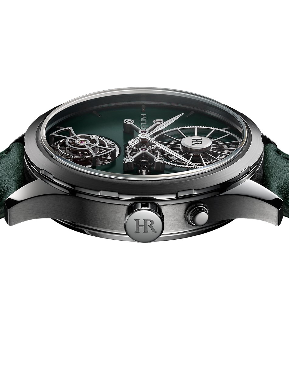 Haute-Rive Honoris Strato, Edelstahluhr mit Manufakturkaliber und Tourbillon