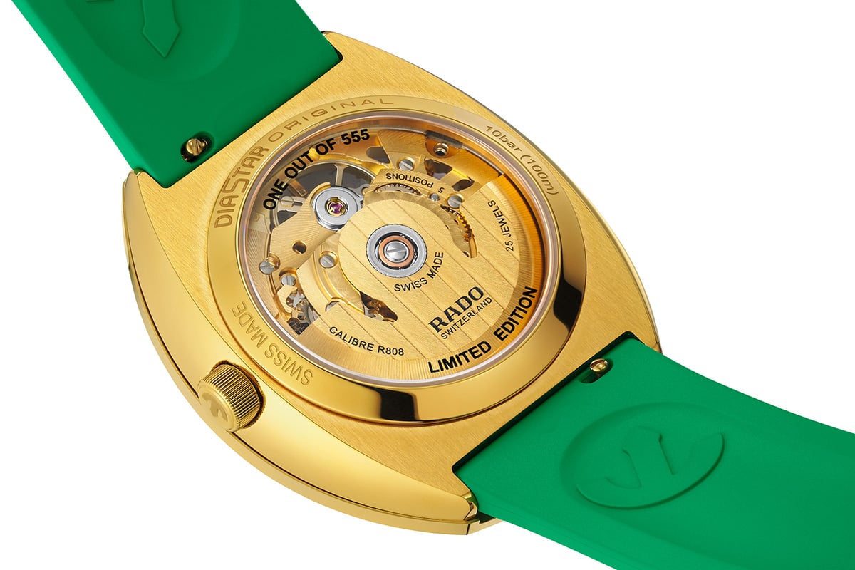 Rado DiaStar Original Skeleton Limited Edition, Ref. R12166309, Gehäuseboden Kaliber Rado R808