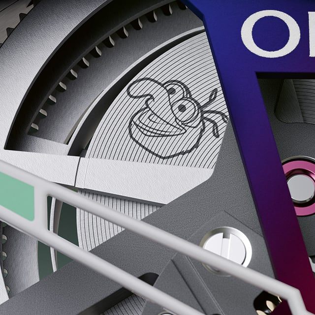 Oris ProPilot X Gonzo Edition: Detail Federhaus
