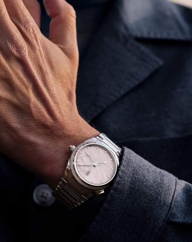 Parmigiani Fleurier – Tonda PF Minute Rattrapante Arctic Rose, Luxusuhr mit utomatik-Manufakturkaliber