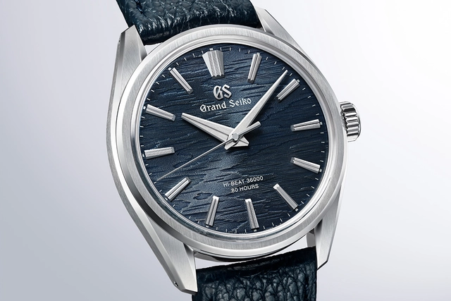 Grand Seiko Evolution 9 Collection, Referenz SLGW007, Fokus auf Zifferblatt