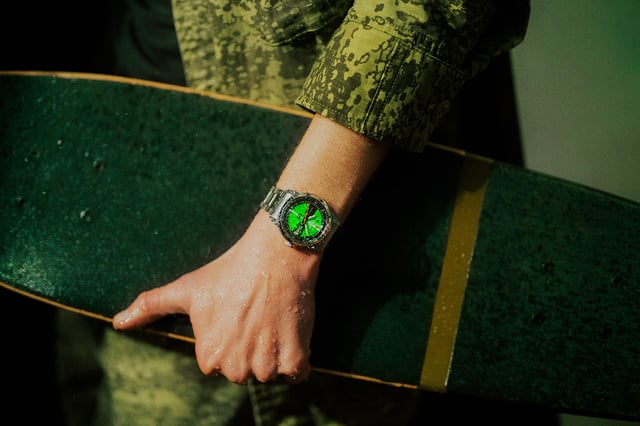 Seiko 5 Sports Field Series HUF Limited Edition SRPM09, Uhr am Handgelenk