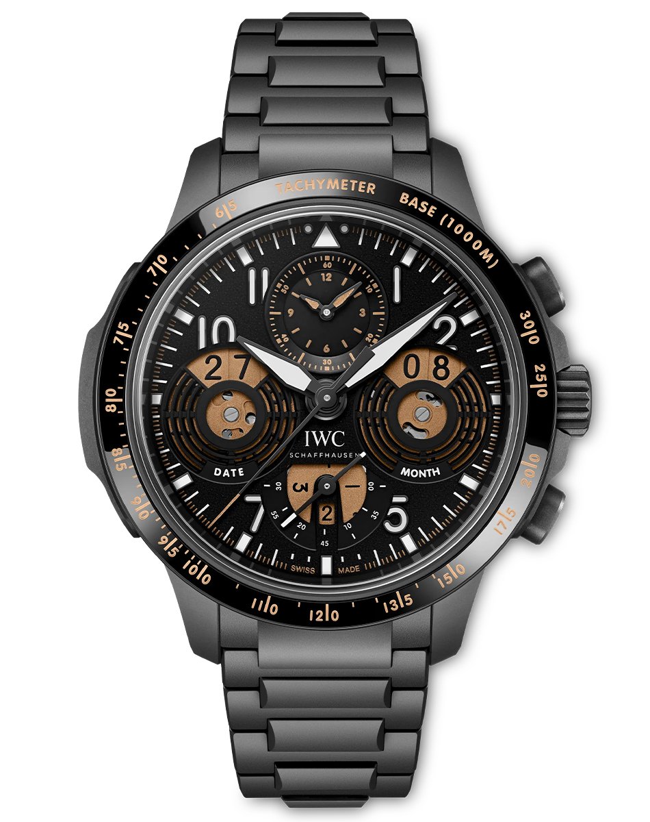 IWC Pilot’s Watch Performance Chronograph Perpetual Calendar Digital Date-Month, schwarze, hochkomplexe mechanische Uhr