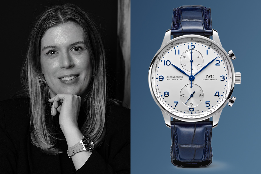 Daniela Pusch, IWC Portugieser Chronograph IW371605