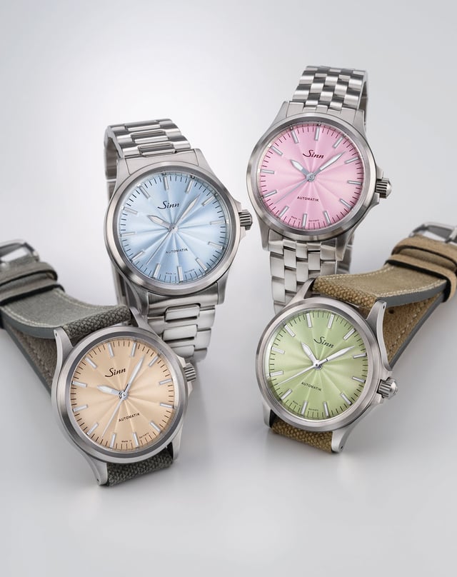 Sinn: 556 in Sand, Eisblau, Malve und Salbei