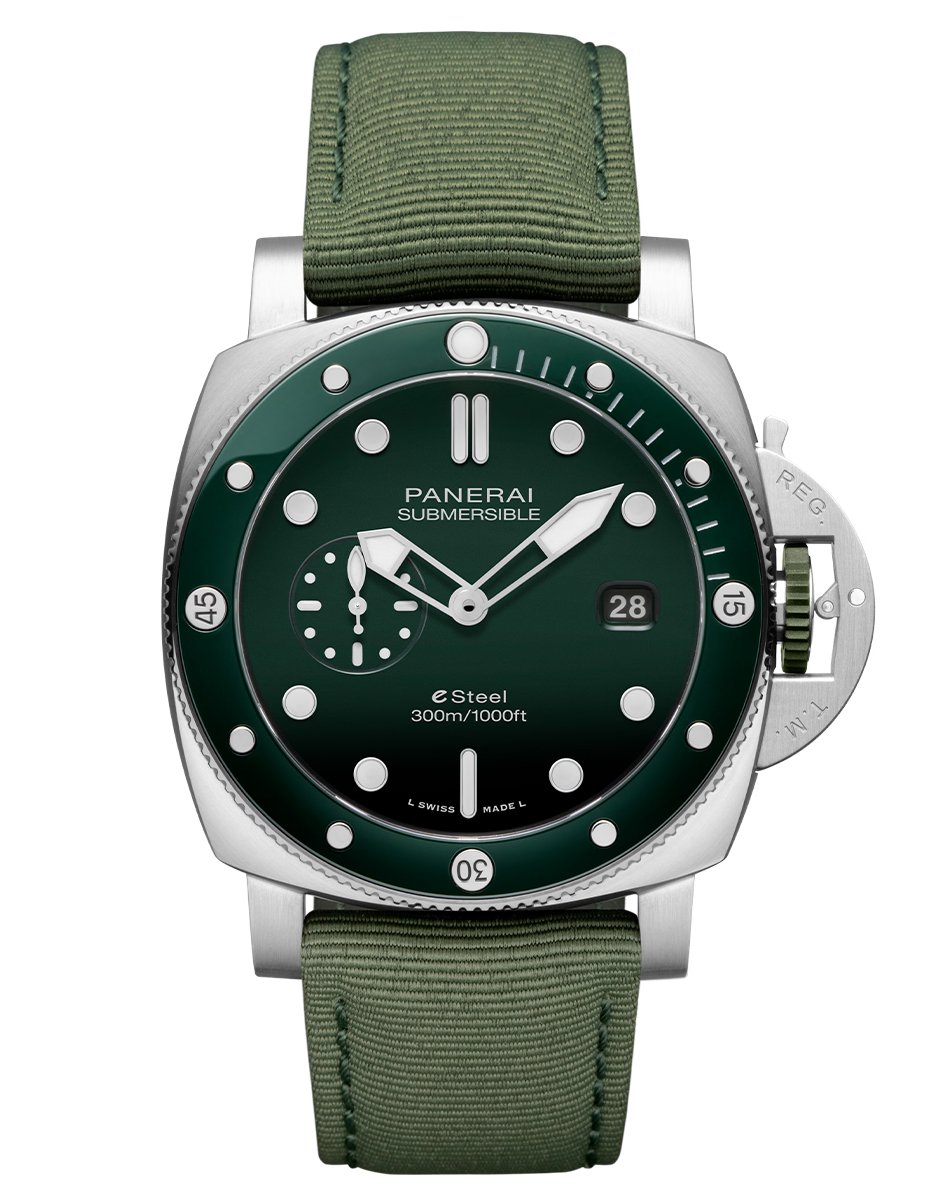 Panerai – Submersible eSteel PAM01287, automatische Taucheruhr