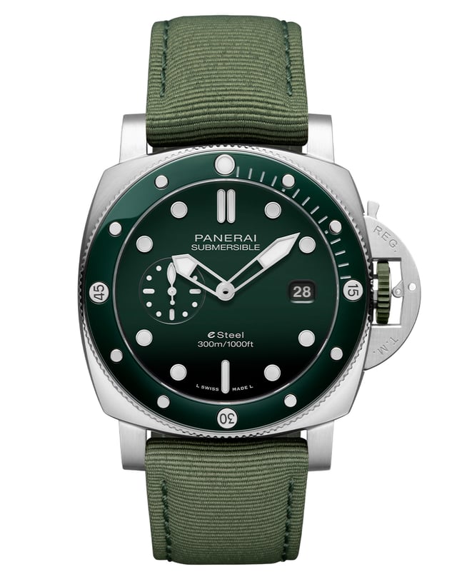 Panerai – Submersible eSteel PAM01287, automatische Taucheruhr