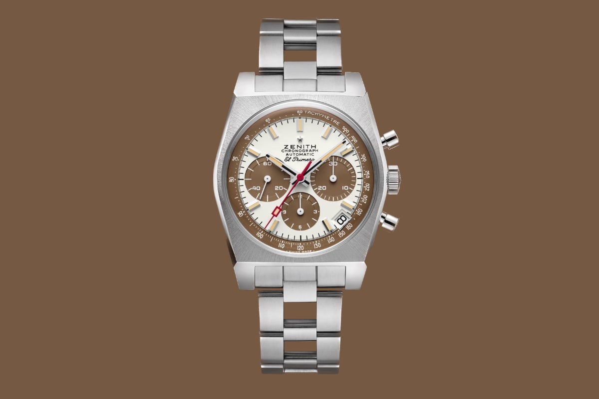 Front mit Armand der Zenith Chronomaster Revival A384 Tropical