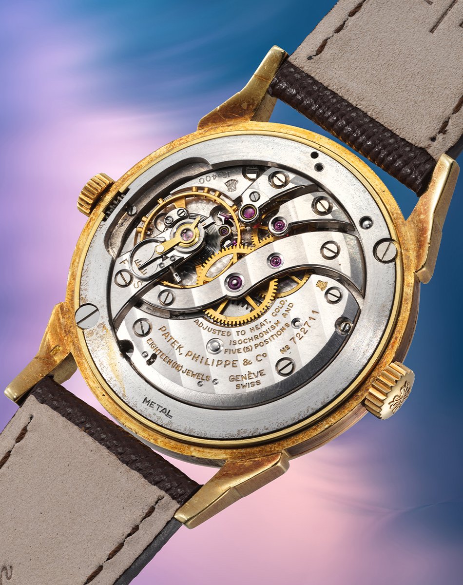 Patek Philippe Ref. 2523, Goldene Weltzeituhr mit Emaillezifferblatt von Patek Philippe