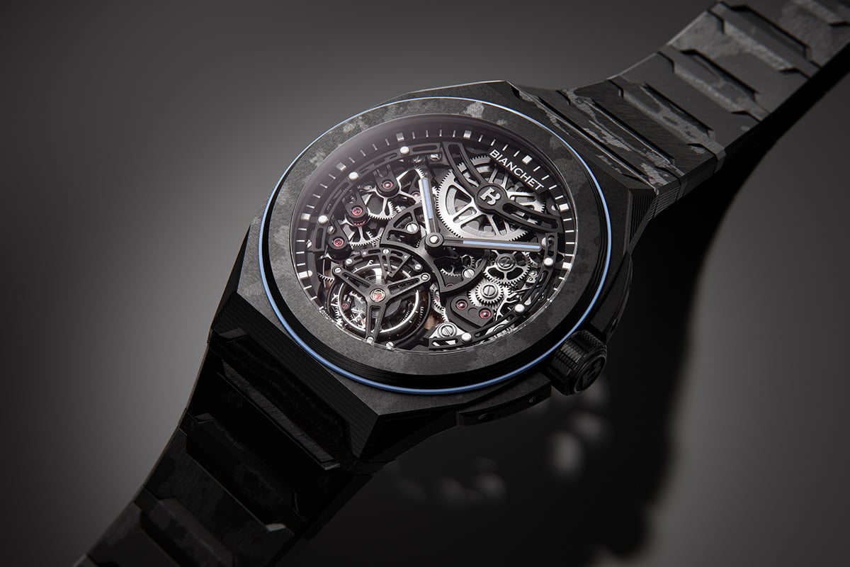 Bianchet UltraFino Rotondo Karbon, Zifferblatt