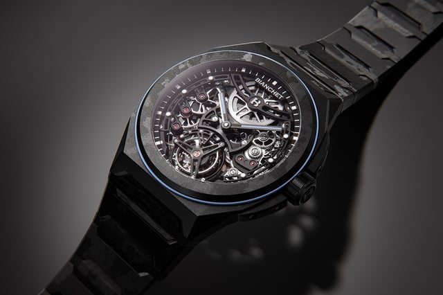 Bianchet UltraFino Rotondo Karbon, Zifferblatt