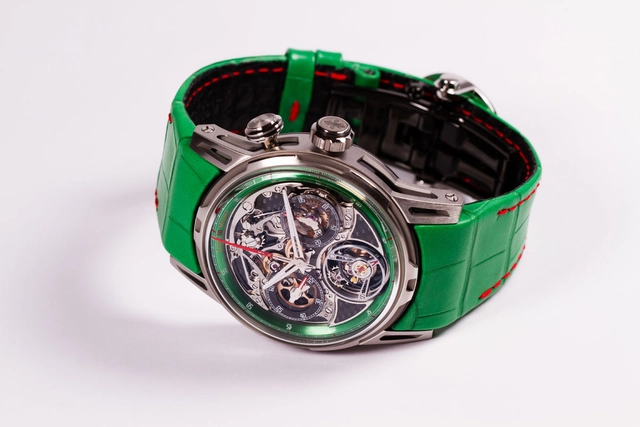Louis Moinet: Impulsion Green Titan liegend