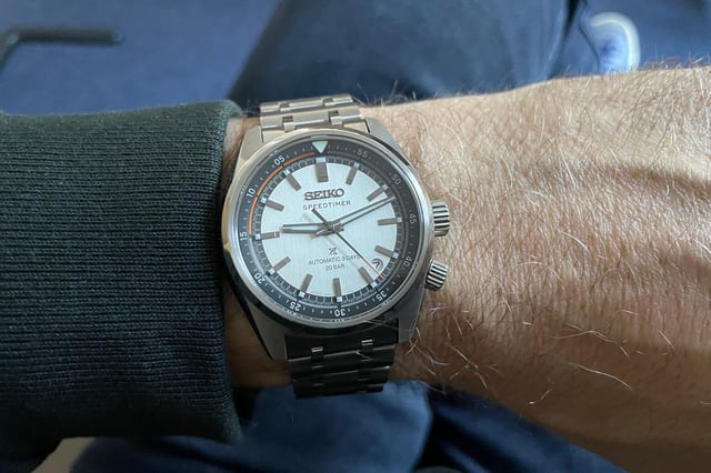 Seiko: Speedtimer Automatic SPB513 Wristshot buc