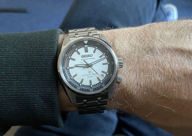 Seiko: Speedtimer Automatic SPB513 Wristshot buc