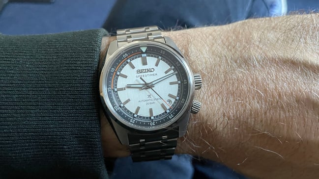 Seiko: Speedtimer Automatic SPB513 Wristshot buc