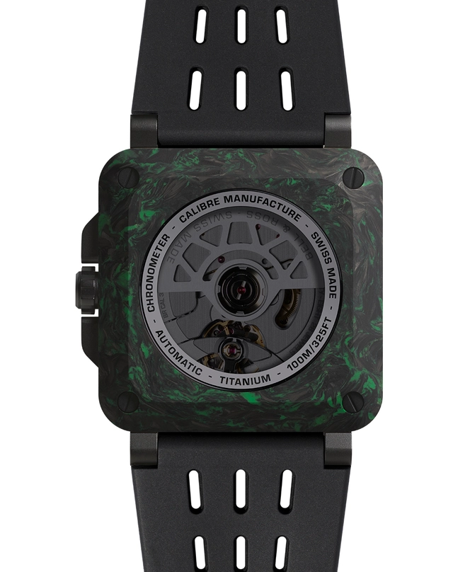 Bell & Ross – BR-X3 Night Vision, quadratische Automatikuhr mit Leuchtmasse 