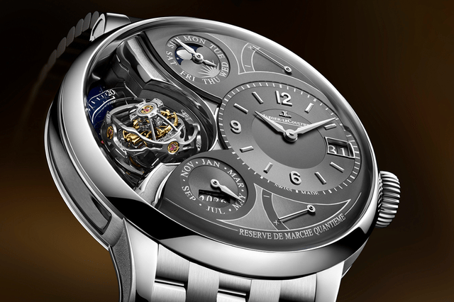 Zifferblatt der Jaeger-LeCoultre Duometre Heliotourbillon Perpetual