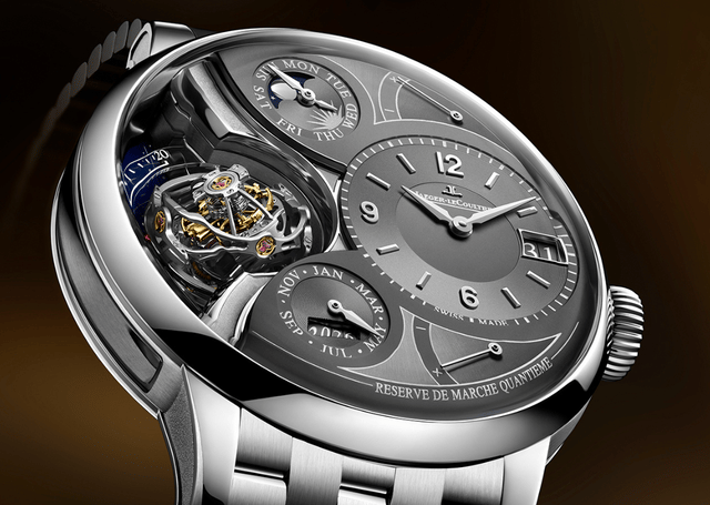 Zifferblatt der Jaeger-LeCoultre Duometre Heliotourbillon Perpetual