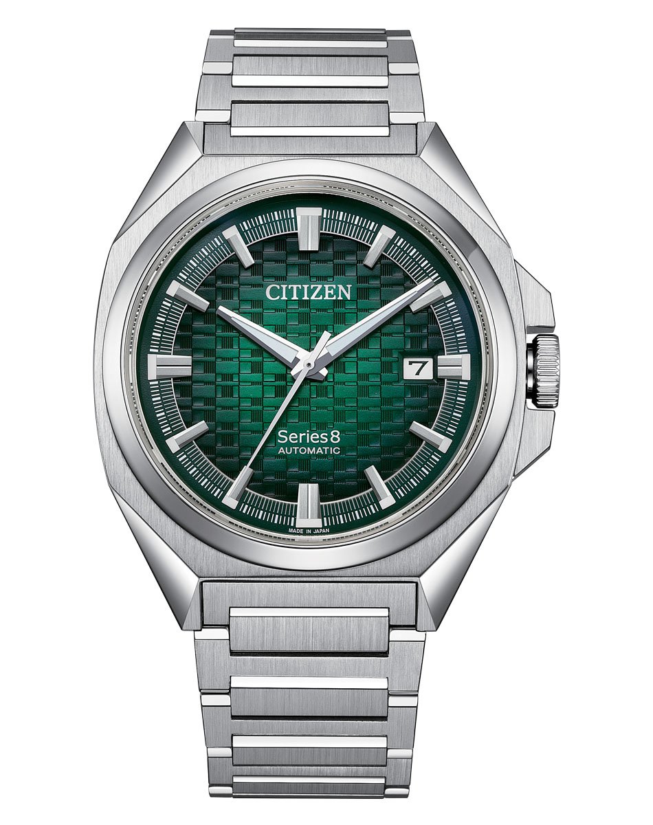 Citizen: Series 8 NB6050-51W mit grünem Zifferblatt