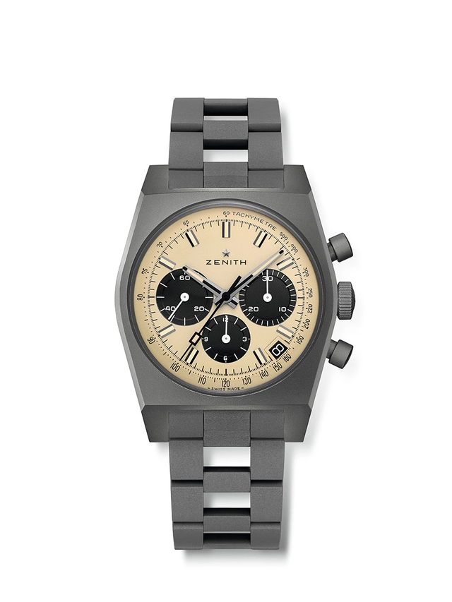 Zenith Chronomaster Revival, Uhr vor weissem Hintergrund