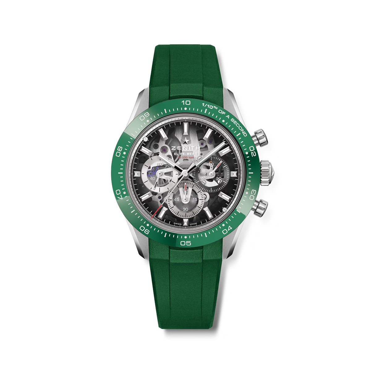 Frontansicht der Zenith Chronomaster Sport Skeleton