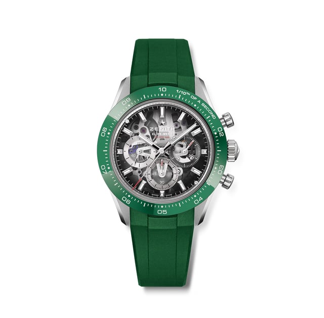 Frontansicht der Zenith Chronomaster Sport Skeleton