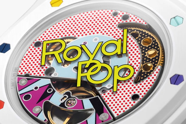 Swatch X Audemars Piguet, Royal Pop Taschenuhr mit Handaufzugswerk