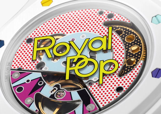 Swatch X Audemars Piguet, Royal Pop Taschenuhr mit Handaufzugswerk