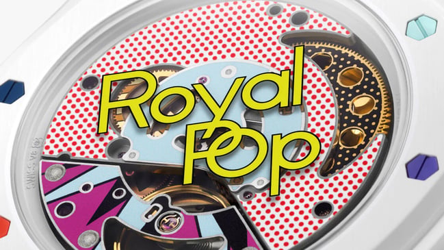 Swatch X Audemars Piguet, Royal Pop Taschenuhr mit Handaufzugswerk