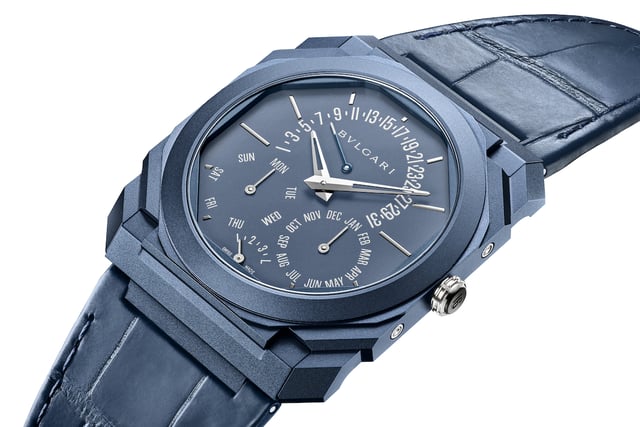 nahaufnahme der Bulgari Octo Finissimo Perpetual Calendar
