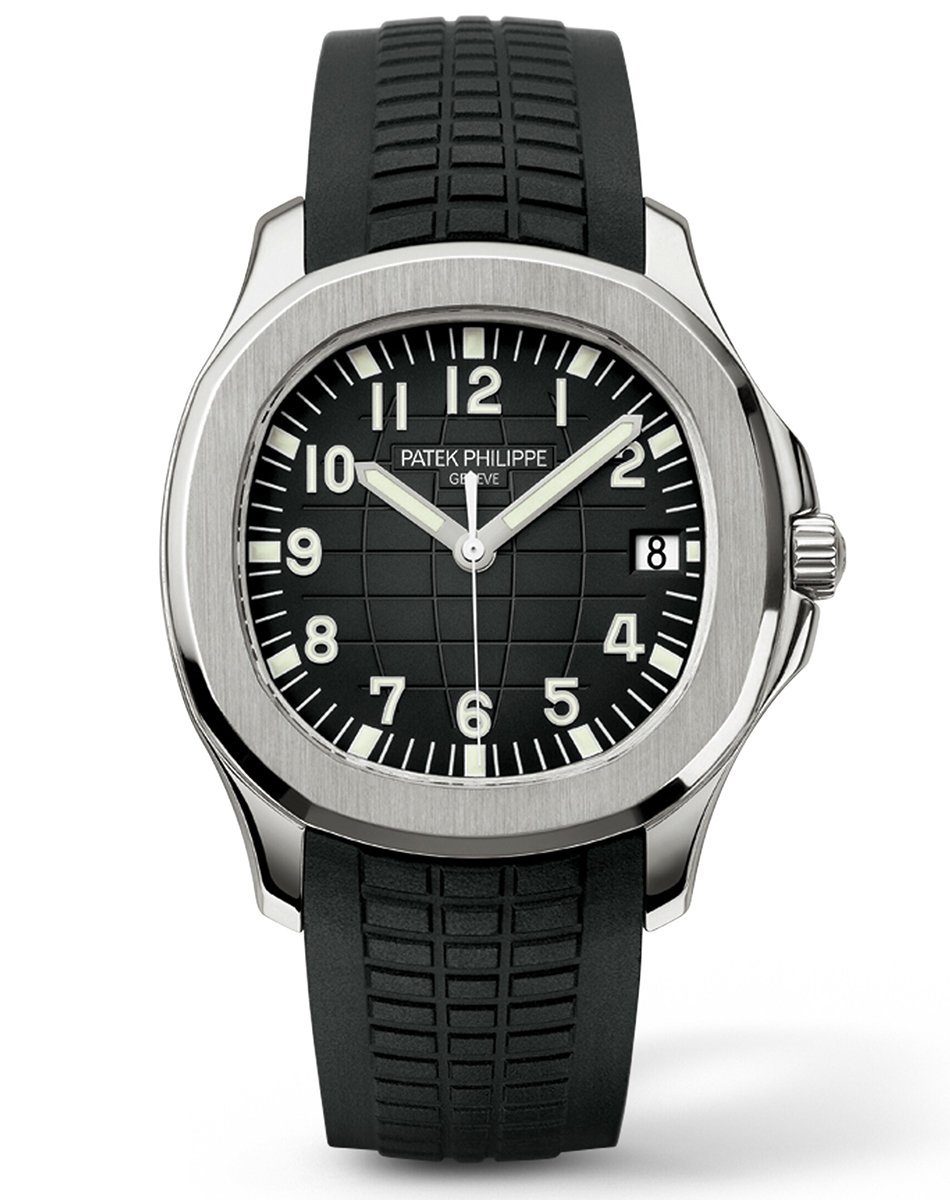 Von vielen begehrt: Patek Philippe Aquanaut, Automatikuhr aus Edelstahl mit Kautschukband