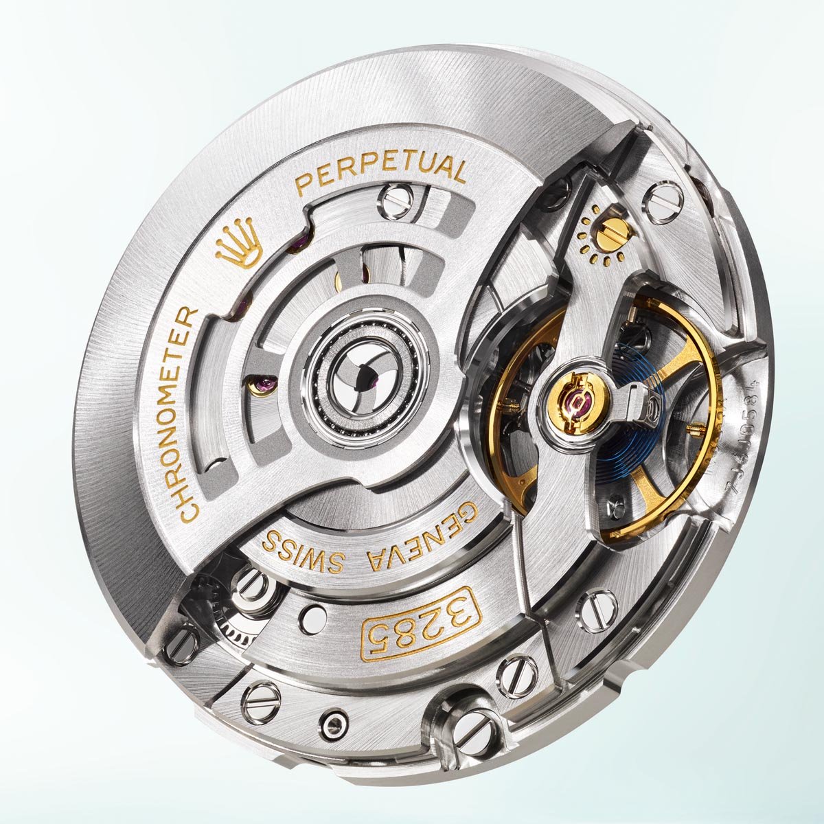 Das moderne Manufakturkaliber 3285 arbeitet in der Rolex GMT-Master II